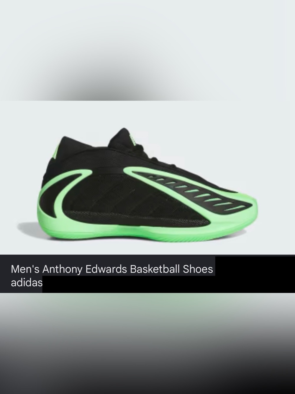 🔥NWT 🔥 Adidas Anthony Edwards 2 J "Lime Burst" (AE 2) - Size 6.5Y / Women’s 8 🔥